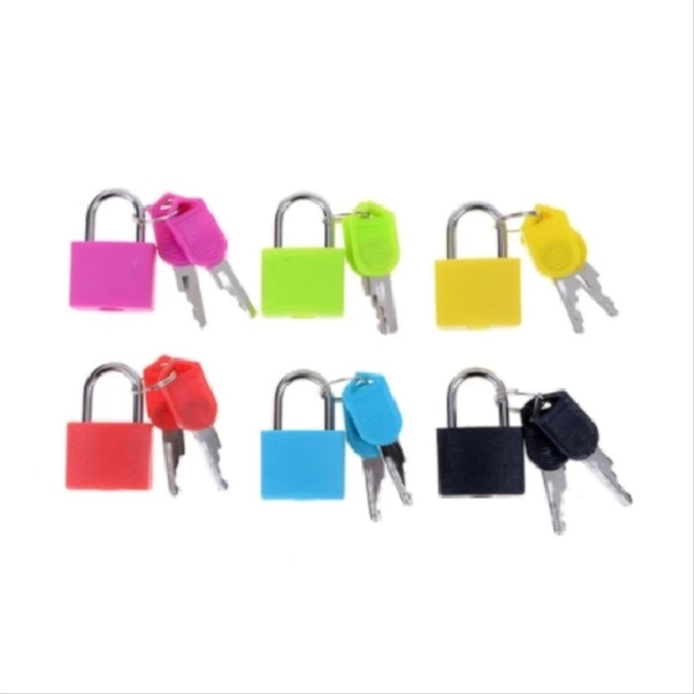 Gembok Travel Mini Padlock Color