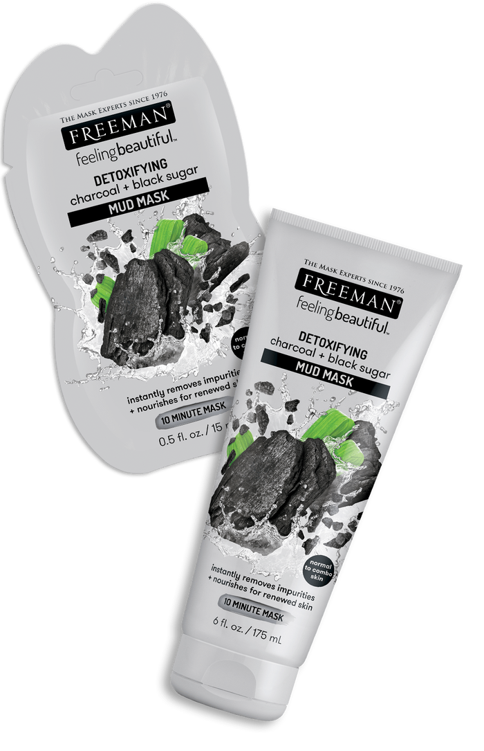 Freeman Charcoal + Black Sugar Mud Mask