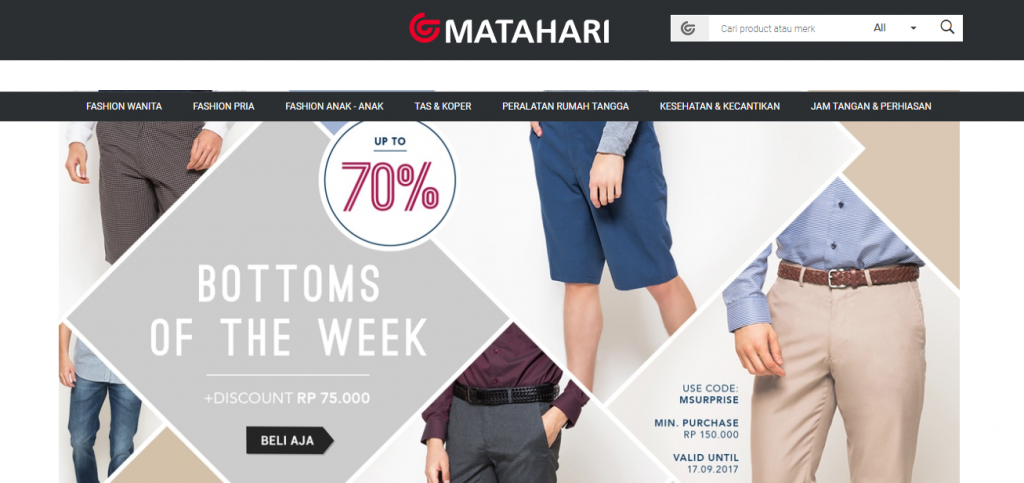 Promo Matahari Department Store